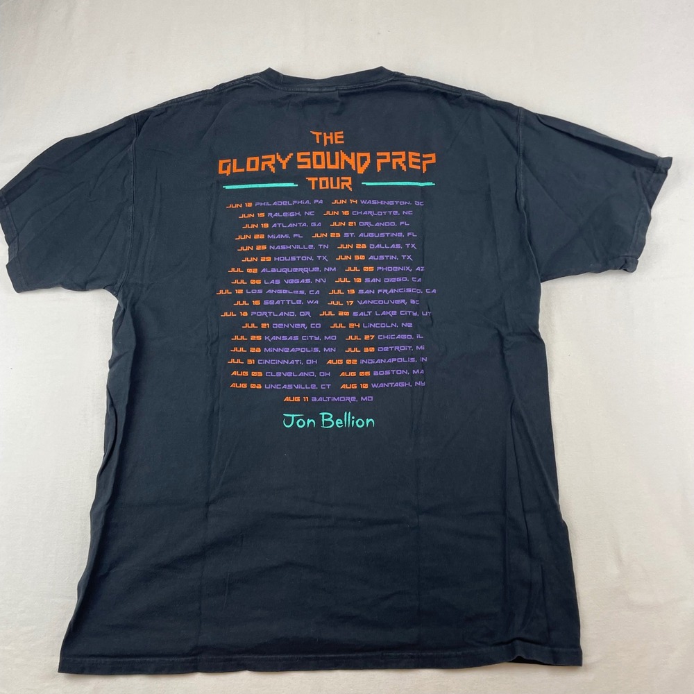 Jon Bellion Glory Sound Prep 2019 Tour Shirt Mens Large Black Graphic Tee 0708